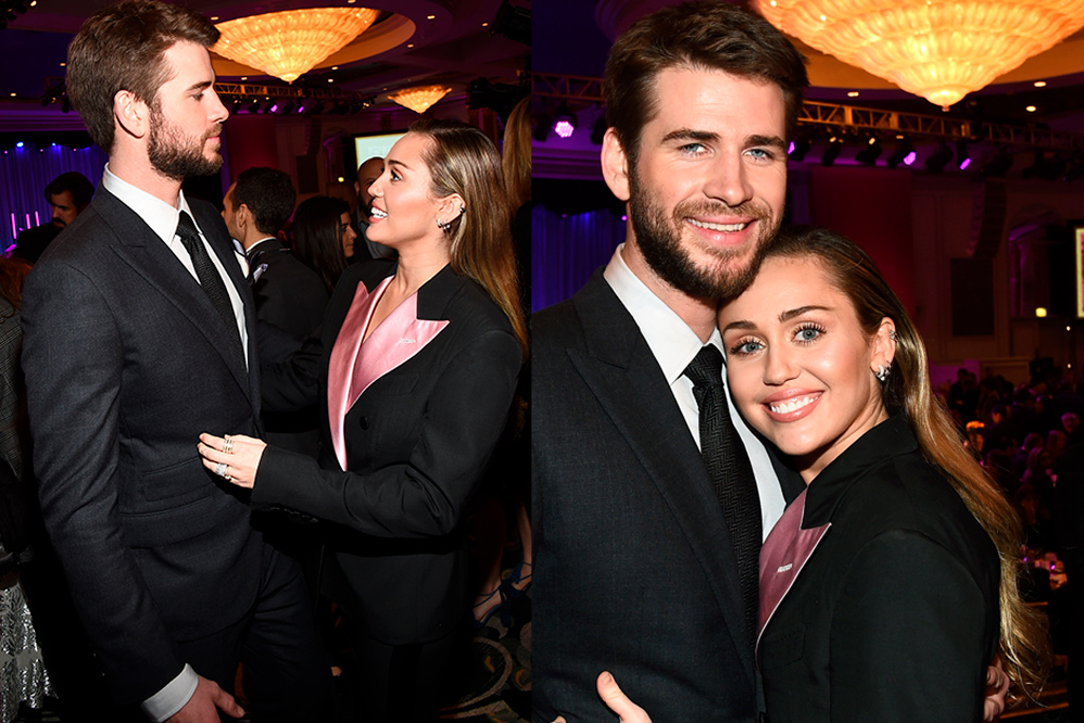 Miley Cyrus e Liam Hemsworth 