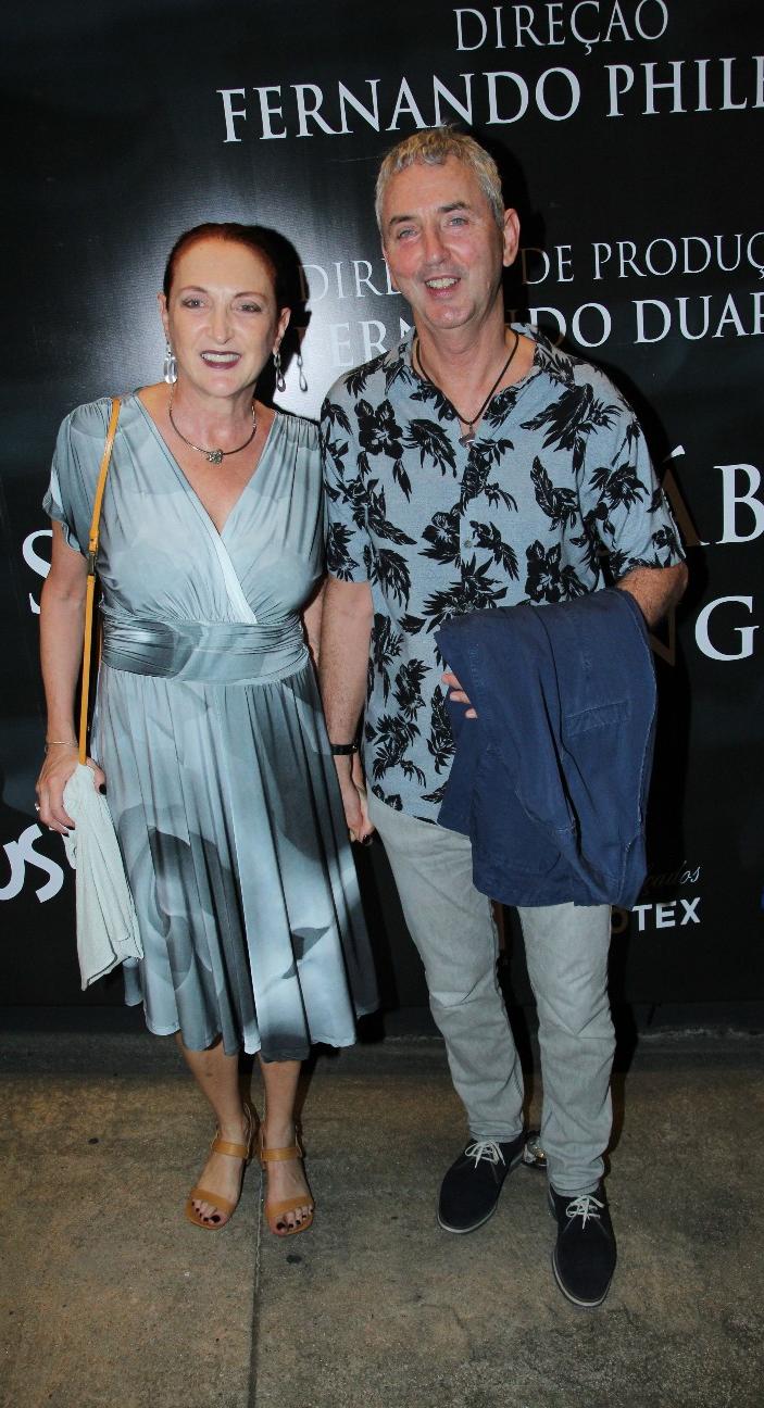 Débora Olivieri e marido, o holandês Ruud Dankers