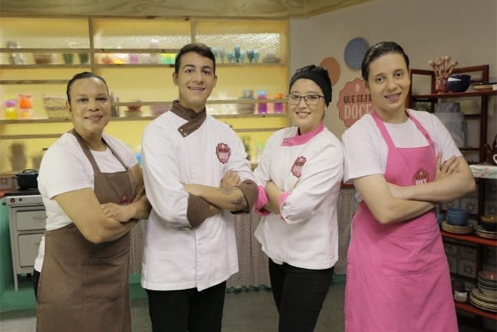 Matheus Sant'anna durante a participação em Que Seja Doce, do GNT