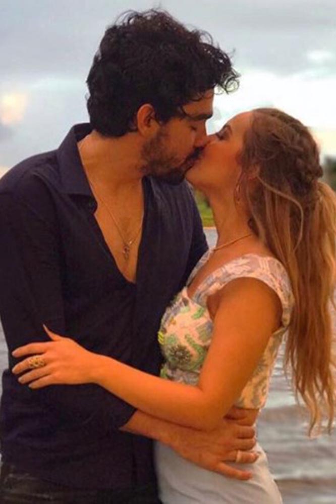 Gabriel Diniz e a namorada Karoline Calheiros