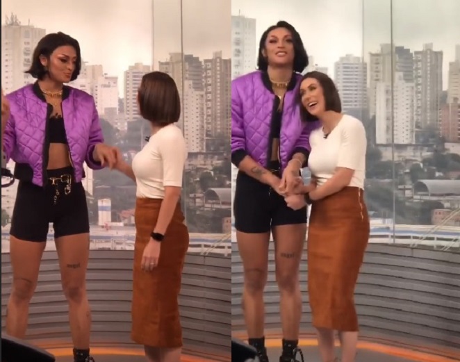 Michelle Barros e Pabllo Vittar