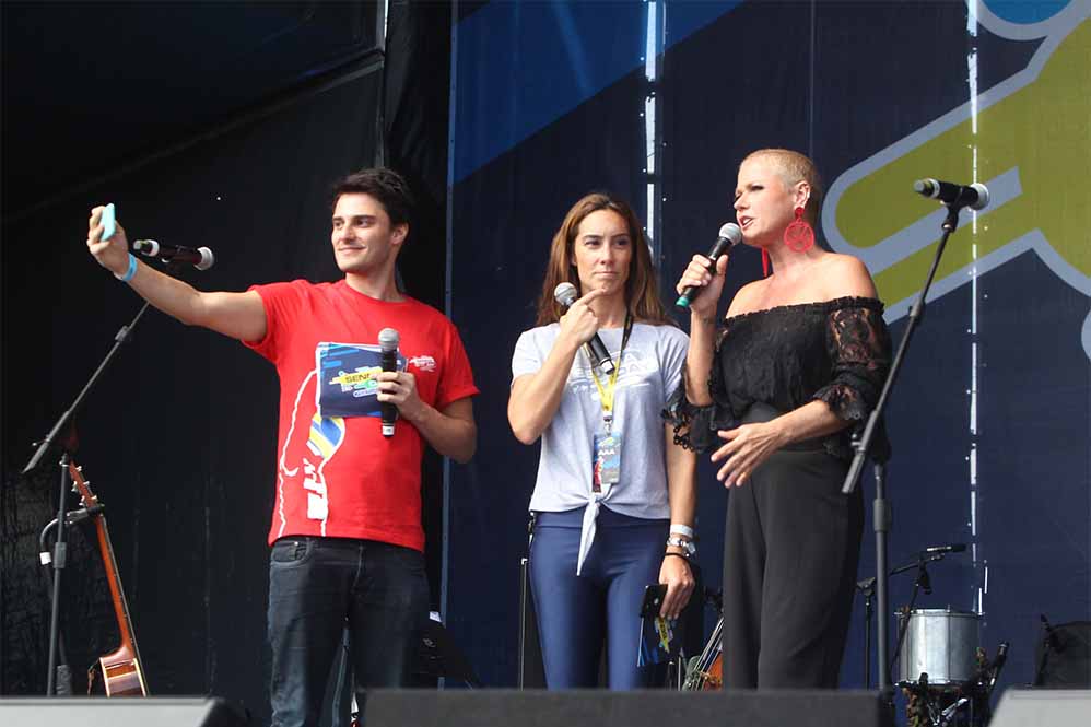 Xuxa participa do Senna Day