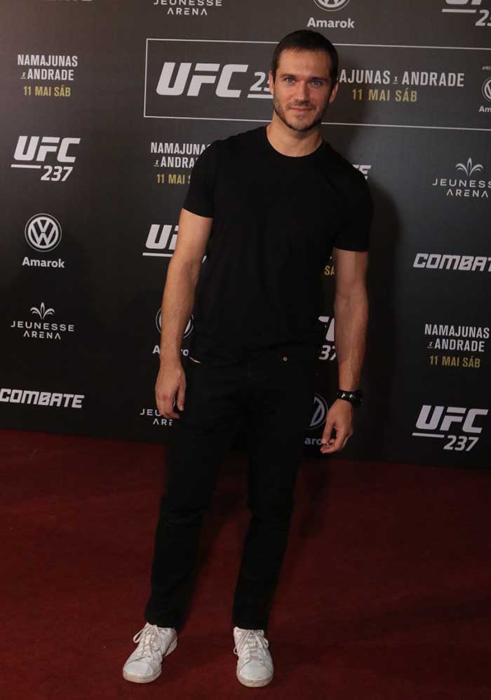 Famosos prestigiam noite de UFC, no RJ