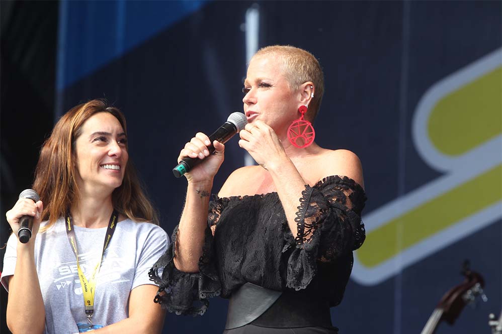 Xuxa participa do Senna Day
