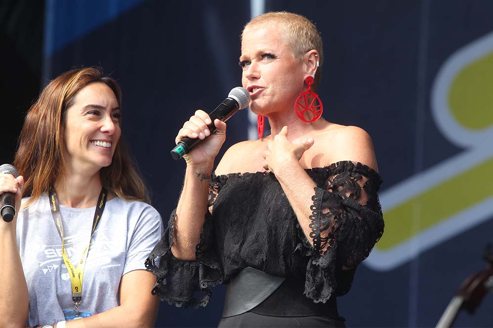 Xuxa participa do Senna Day