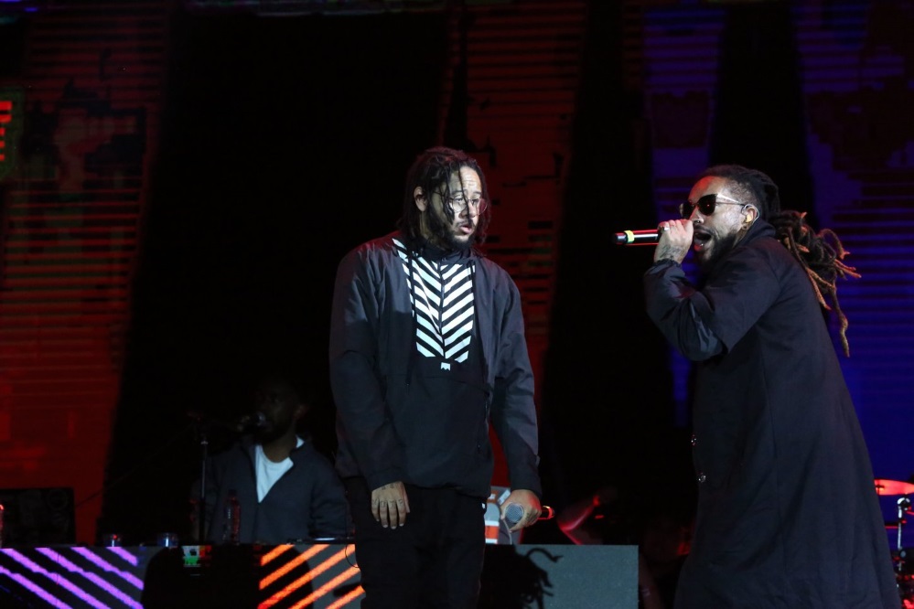 Emicida cantou com Rael e Mano Brown