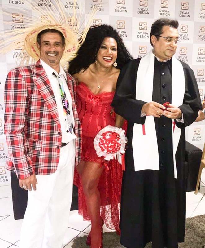 Marcos Pasquim, Simone Sampaio e Geraldo Luís