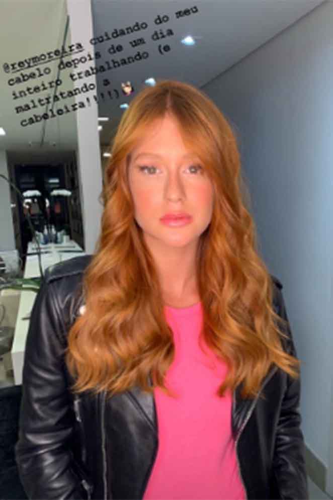 Marina Ruy Barbosa mostra 'novo' visual após ir ao salão