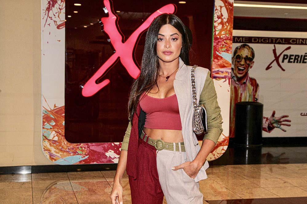 Aline Riscado participa de evento com Marlon Wayans