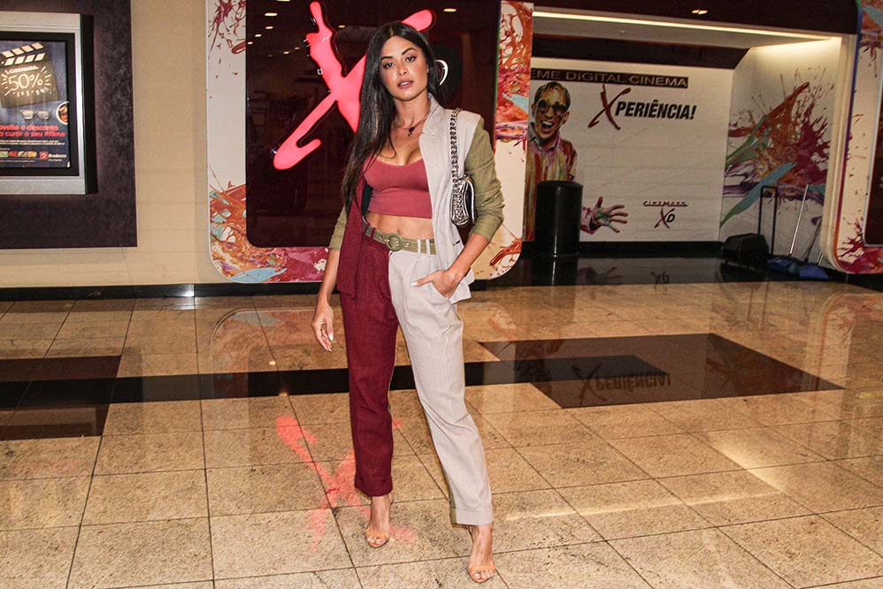 Aline Riscado participa de evento com Marlon Wayans