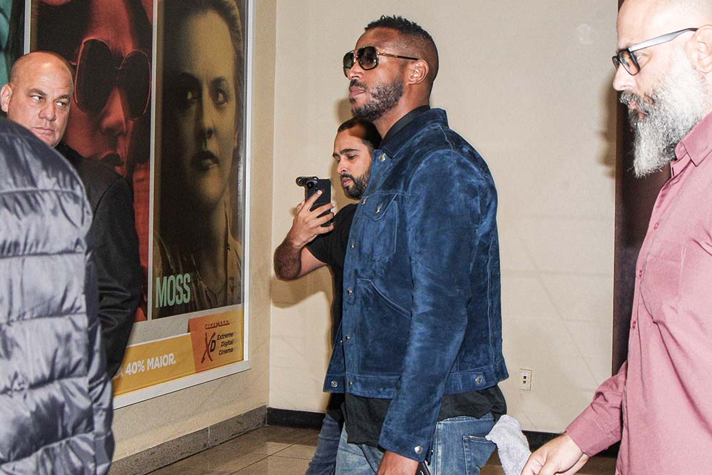 Aline Riscado participa de evento com Marlon Wayans