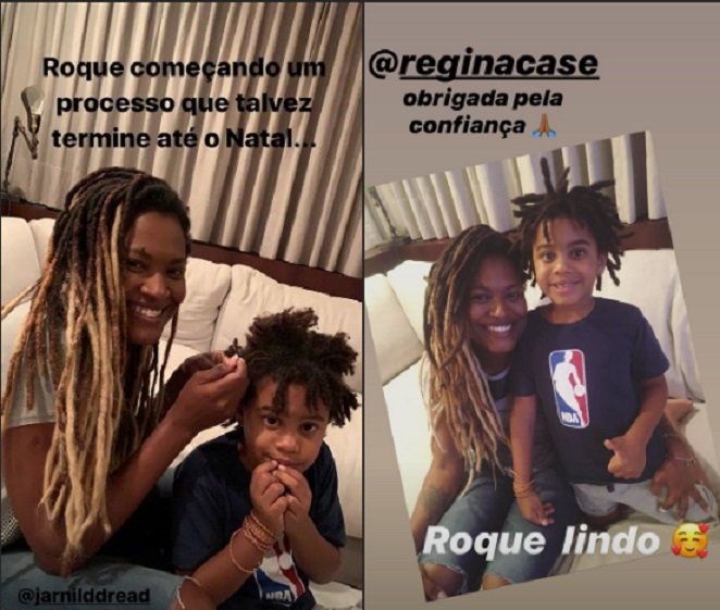 Publicação feita por Regina Casé em seu Instagram Stories