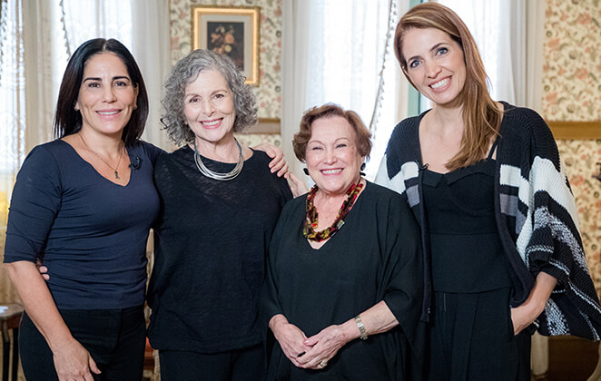 Gloria Pires, Irene Ravache, Nicette Bruno e Poliana Abritta