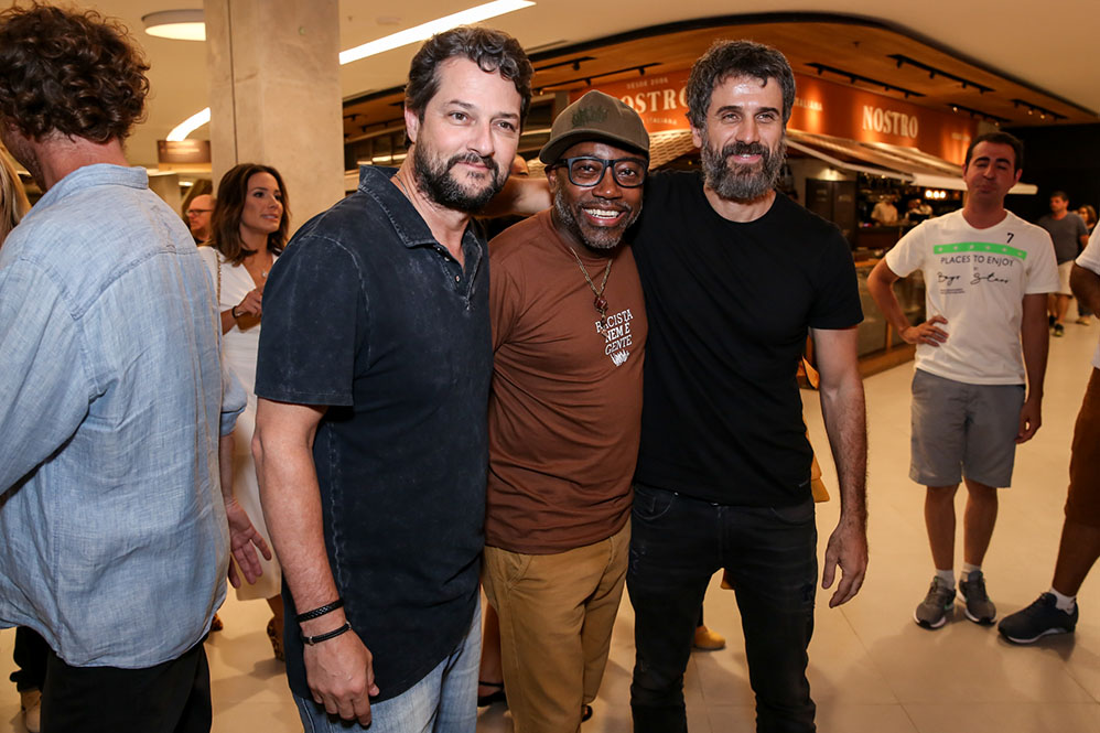 Marcelo Serrado, Nando Cunha e Eriberto Leão
