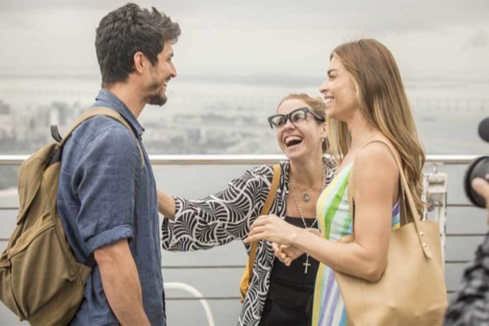 Ao que tudo indica, tais cenas foram gravadas, no melhor clima de bom humor e alegria possível