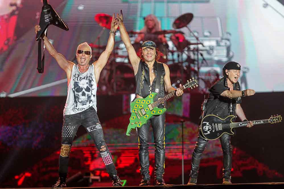 Rock in Rio: Scorpions encerram noite de heavy metal tocando Cidade Maravilhosa