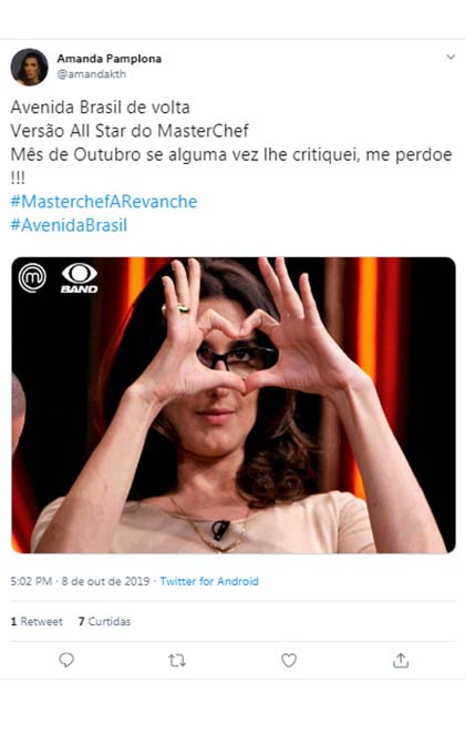 Os internautas comemoraram o retorno do MasterChef Brasil em um novo formato