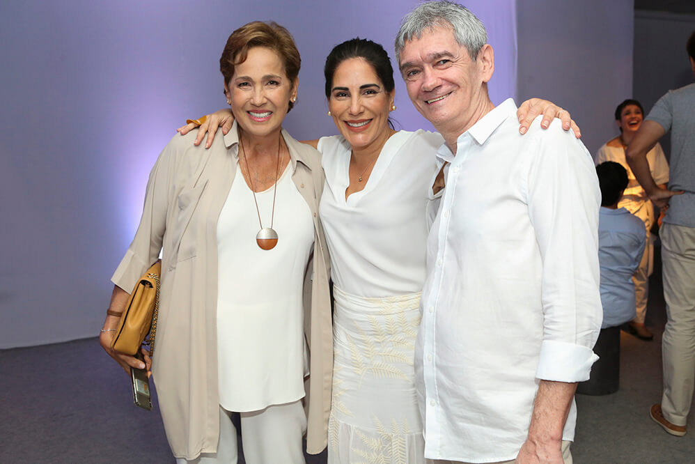 Serginho Groismann também interagiu com Claudia Jimenez e Glória Pires