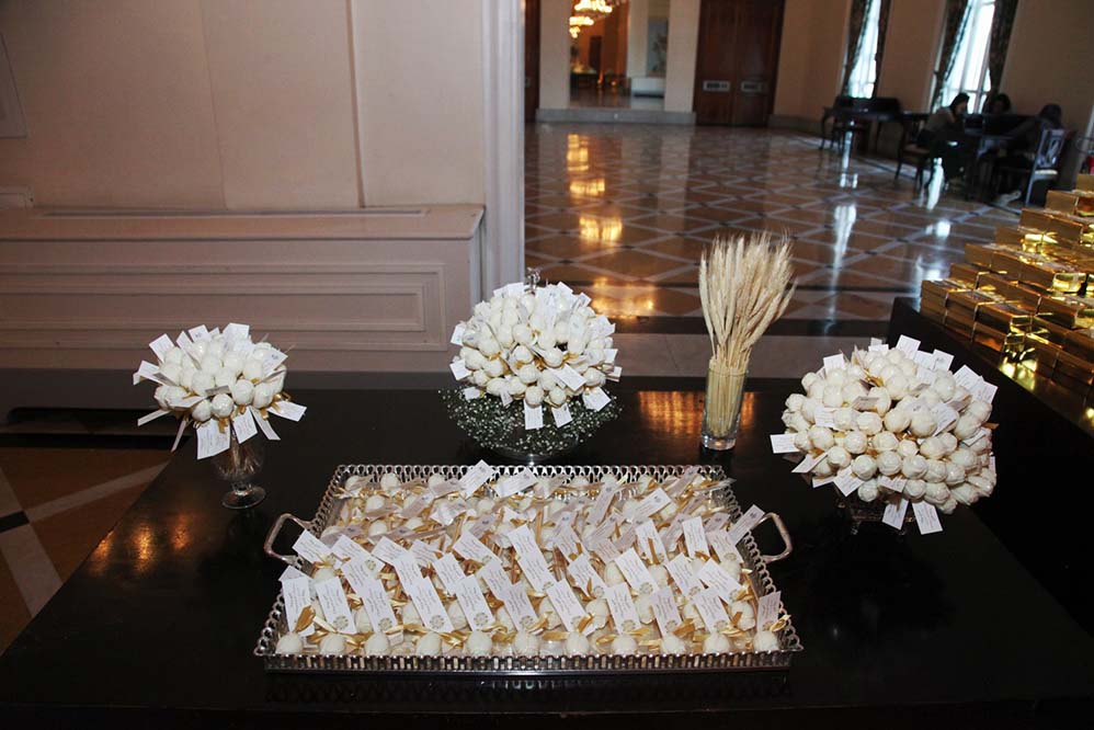 Mais alguns dos doces servidos aos convidados