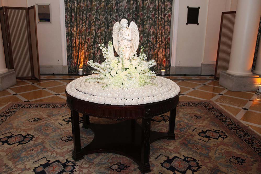 Toda a festa foi pensada com muito luxo e elegância