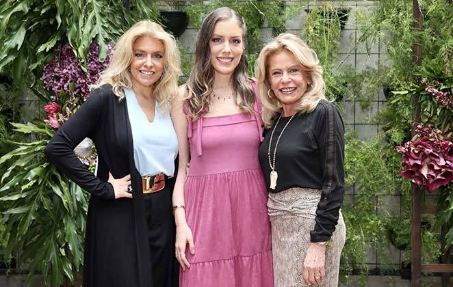 Sacha Chryzman, Fabiana Justus e Celia Chryzman