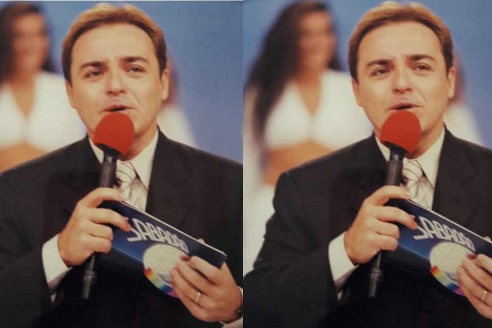 Gugu Liberato no período em que comandou o Sabadão Sertanejo