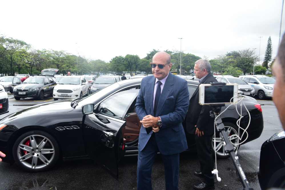 Marcelo de Carvalho foi se despedir de Gugu