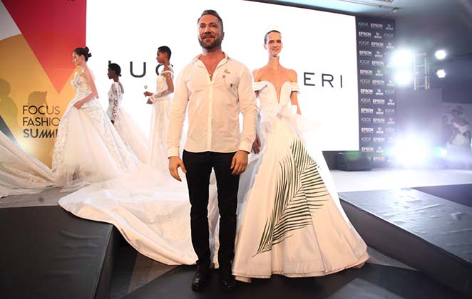 Anderi apresentou a sua nova coleção de vestido inspirados nas formas da natureza