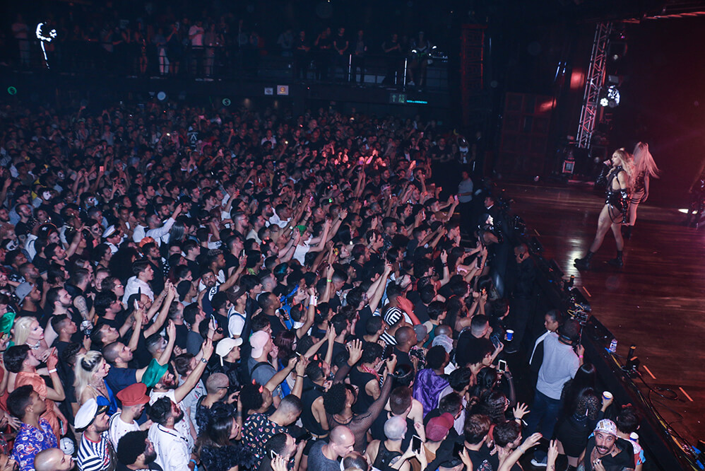 A Audio Club estava lotada