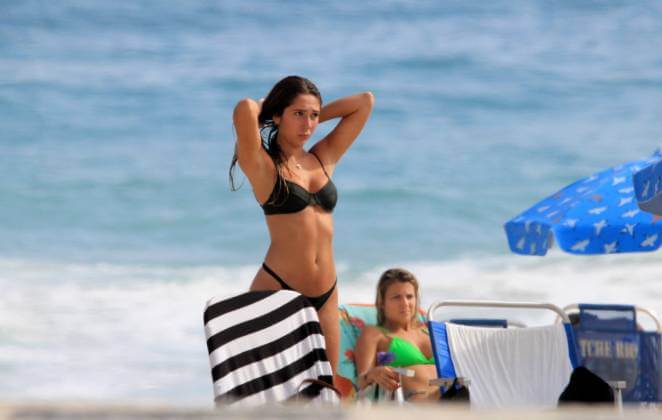 A modelo é filha do ex-jogador e técnico, Renato Gaúcho