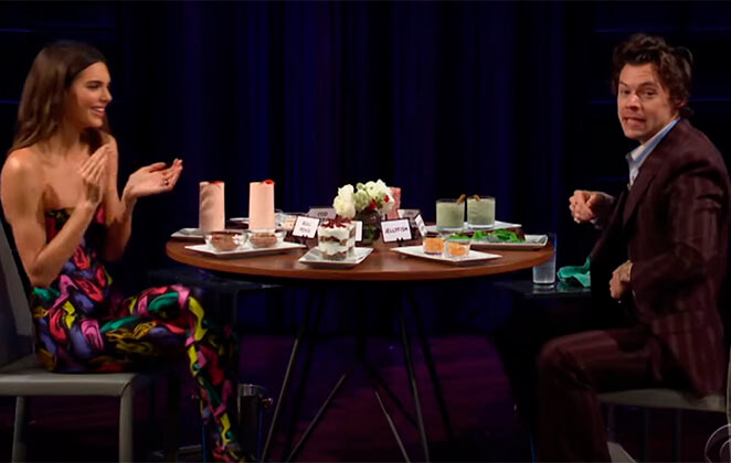 Harry Styles ingere esperma de bacalhau em programa por causa de Kendall Jenner