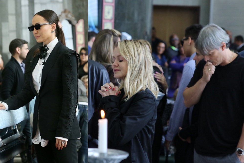 Eliana e Sabrina Sato foram algumas das celebridades que foram se despedir de Gugu