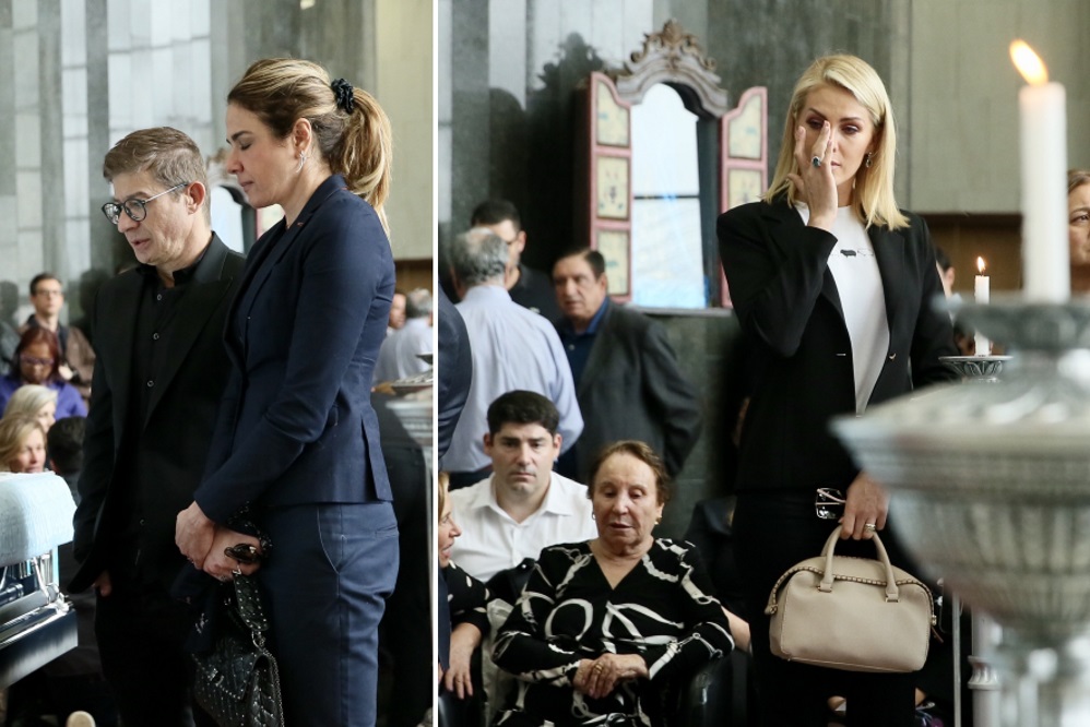 Luciana Gimenez e Ana Hickmann estavam no velório de Gugu