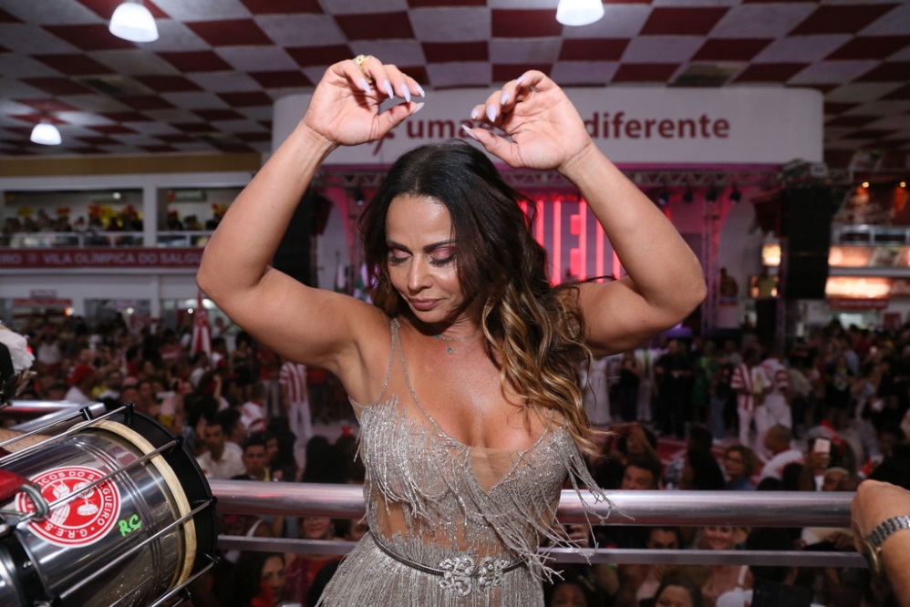 Viviane Araújo sambou muito
