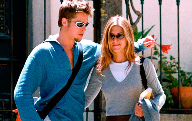 Brad Pitt e Jennifer Aniston foram casados de 2000 a 2005
