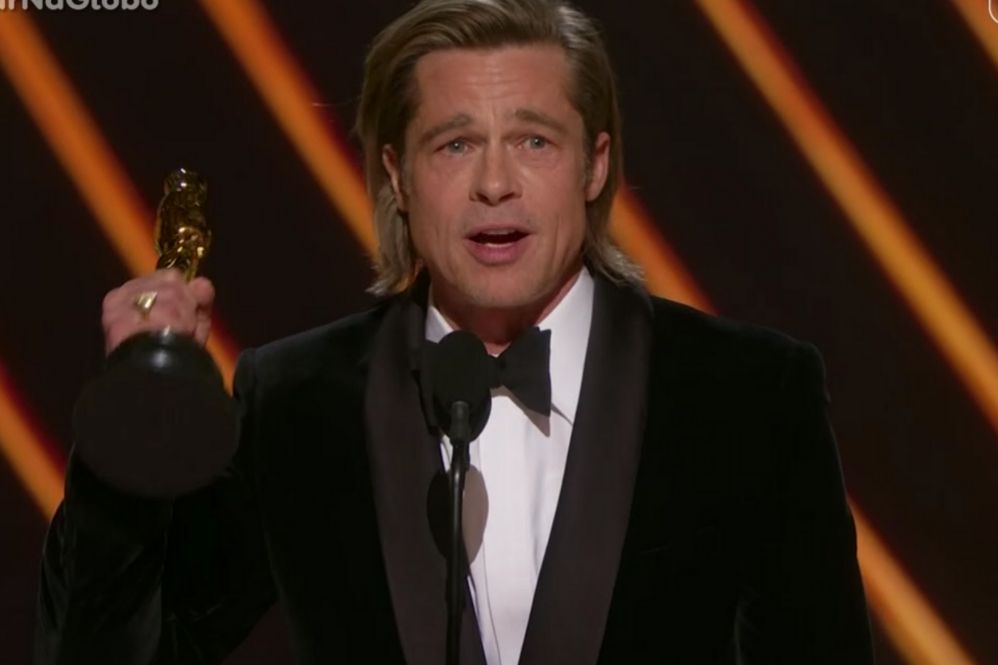 Brad Pitt ganhou o Oscar de Melhor Ator Coadjuvante