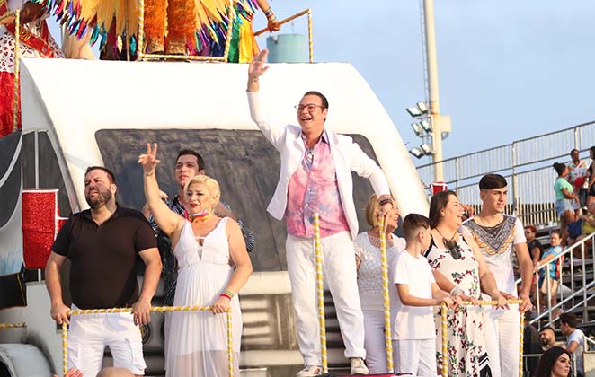 Dicesar foi o homenageado da escola Vila Mathias