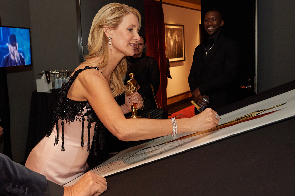 Oscar 2020: Oscar 2020: Laura Dern assina o poster oficial