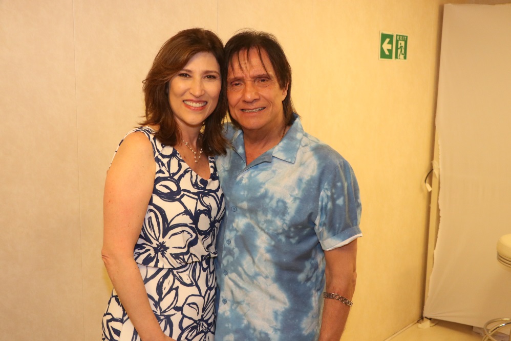 Roberto Carlos e Beth Goulart