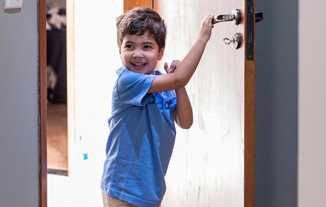 Lucca ganhou um novo quarto de presente de aniversário