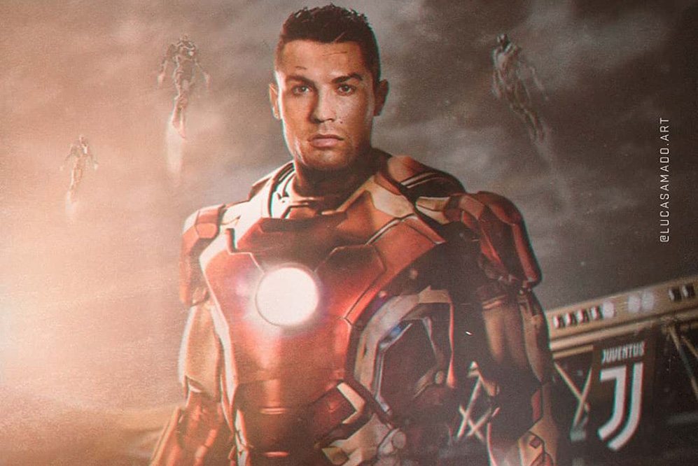 Cristiano Ronaldo se tornou Tony Stark, o Homem de Ferro