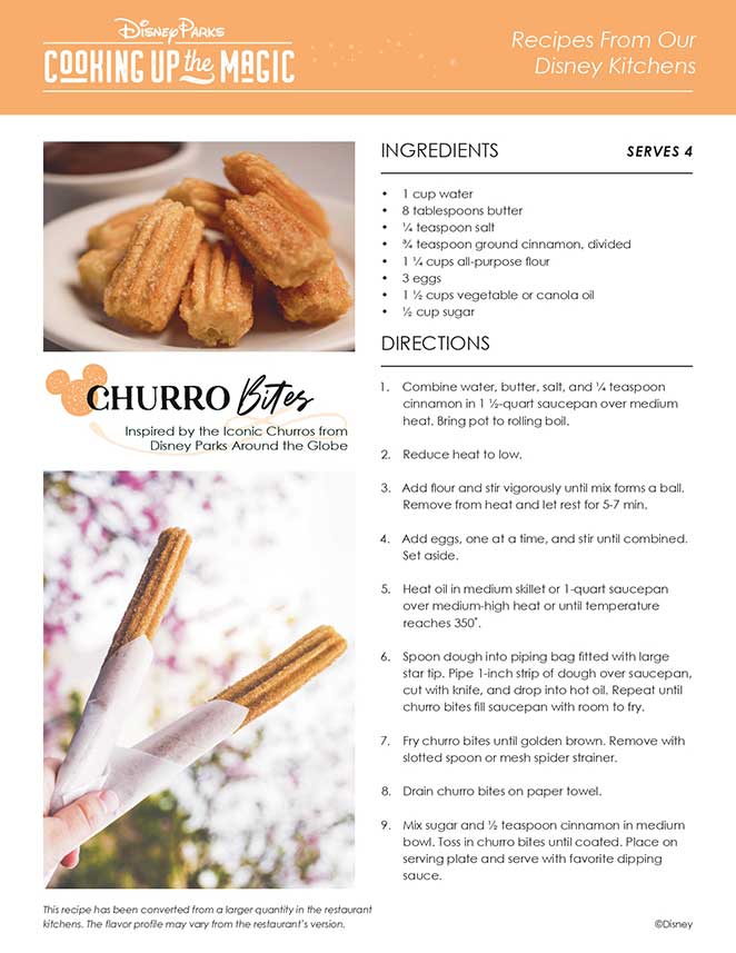 Aprenda a fazer os clássicos churros vendidos nos parques da Disney