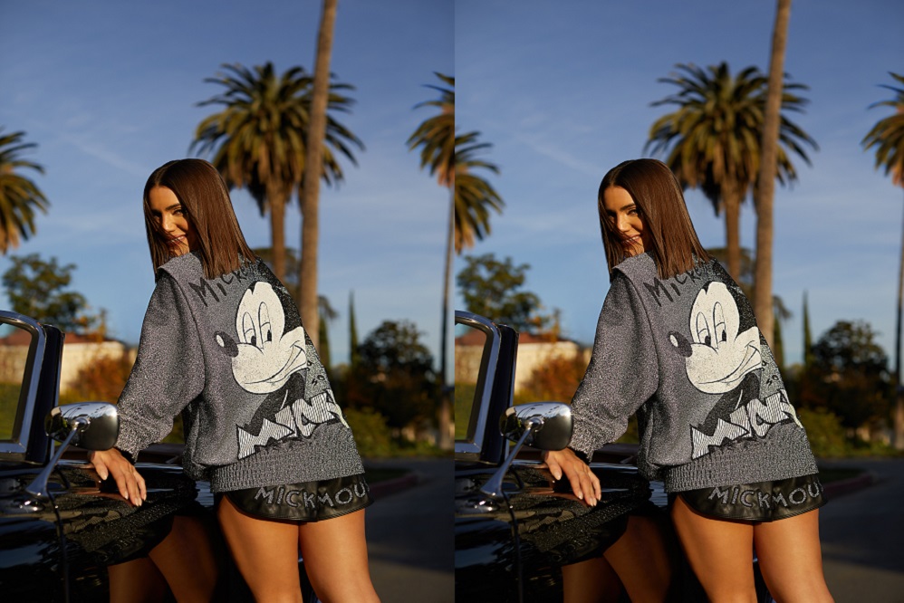 Camila Coelho fotografou a nova campanha da Colcci em Los Angeles, nos Estados Unidos, e apresentou as peças da nova coleção em parceria com a Disney