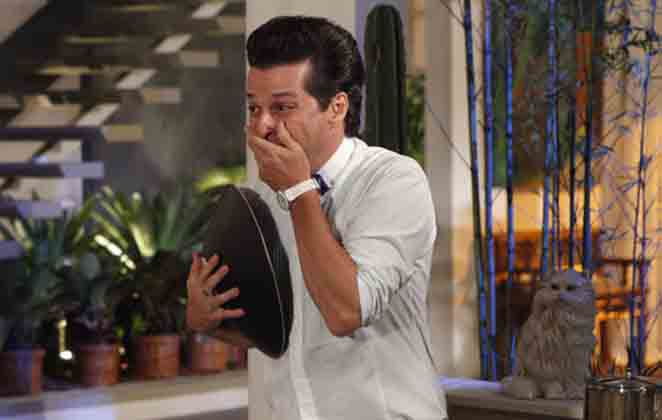 Crô em momento de surpresa