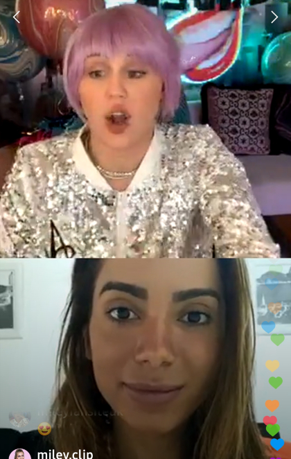 Na conversa, elas falaram de novos projetos, veganismo e a carreira da brasileira