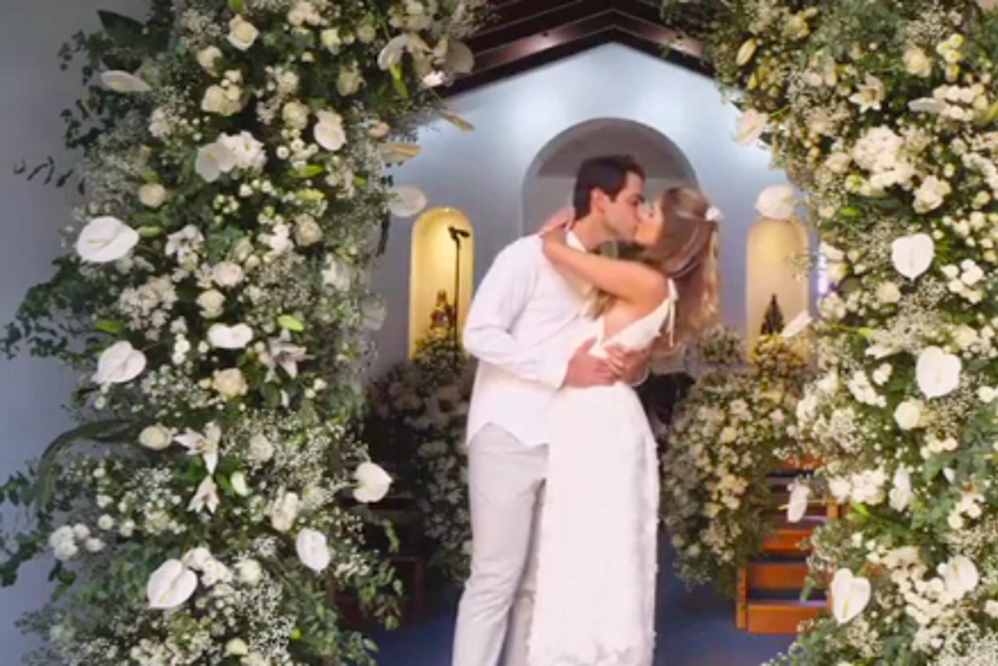 Veja fotos do casamento de Bárbara Evans e Gustavo Teodoro