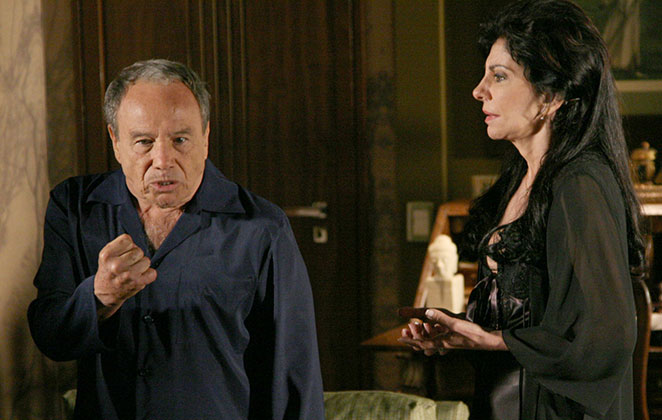 Contracenando com a saudosa Marília Pêra em Duas Caras