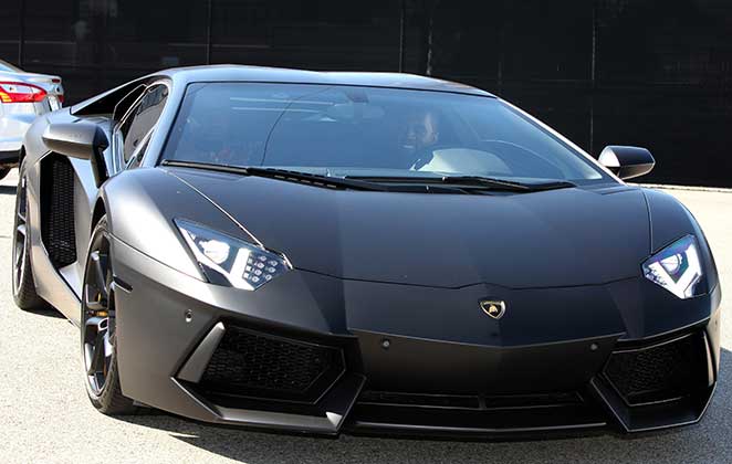 Kanye West e sua Lamborghini