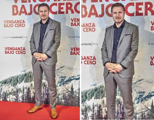 O charmosão Liam Neeson também aparece na lista como lanterninha