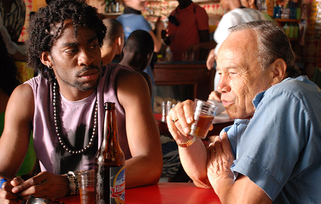 Contracenando com Lázaro Ramos na pele de Seu Jerônimo